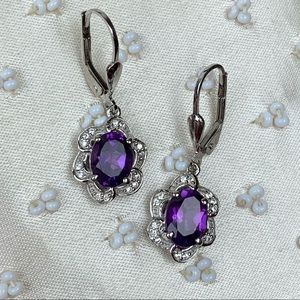 💜Genuine Lusaka Amethyst Earrings💜